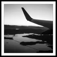 Australia / Tasmania / View from airplane window