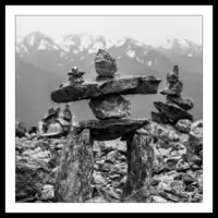 Canada / British Columbia / Whistler Mountain / Inuksuk Stone Statue