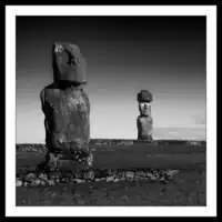 Chile / Easter Island / Hanga Roa / Moai