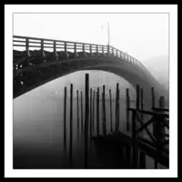 Ponte dell'Accademia in the fog